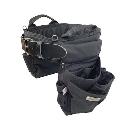 Boulder Bag Professional Electrician MAX Combo w/MB Black Toolbelt Large PRO104BKL